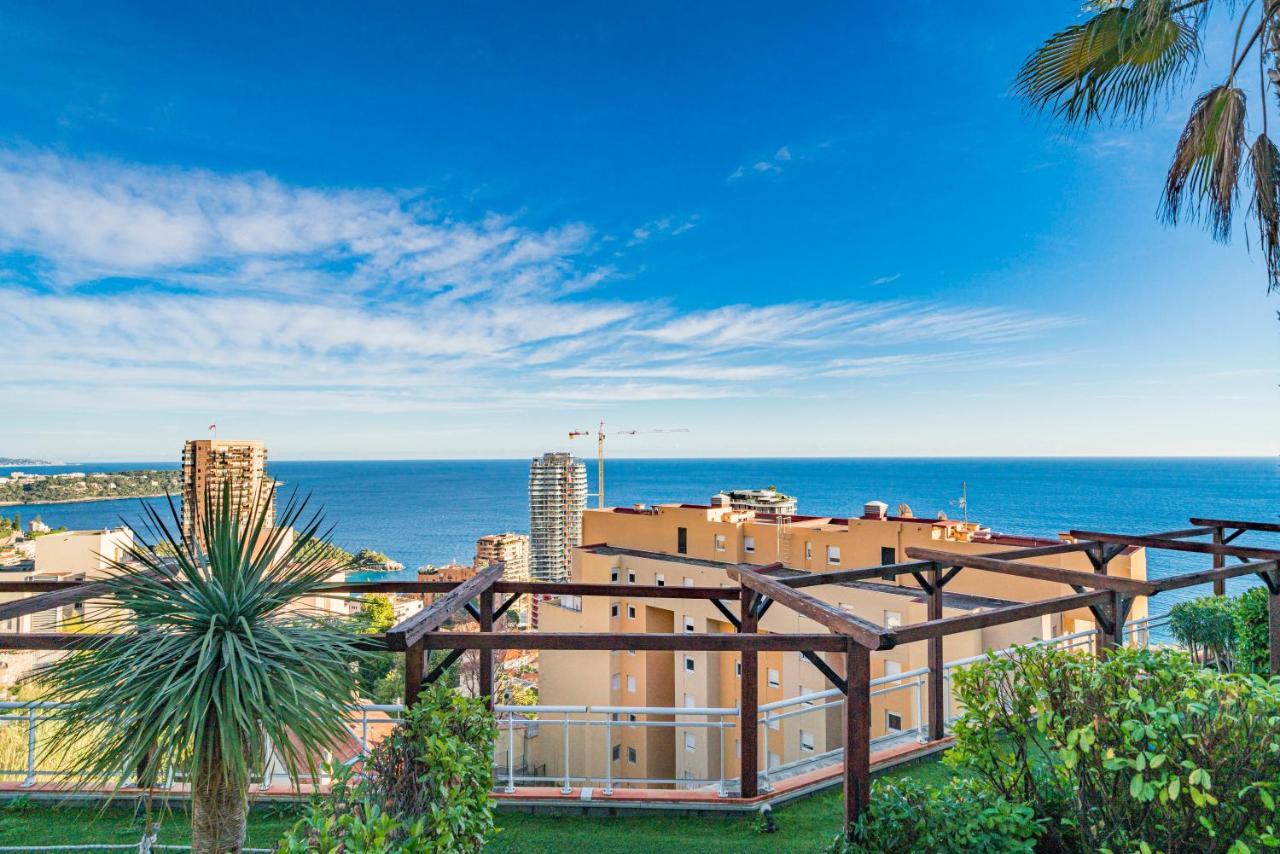 Frontiere Monaco, Terrasse, Vue Mer, Parking - Ab Beausoleil Bagian luar foto